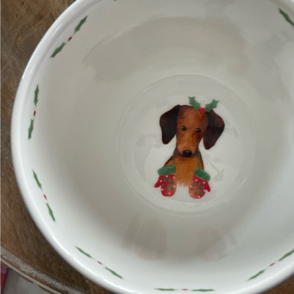 Dachshund Christmas Holiday mug, large and adorable by Portobello bone china NWT - Picture 5 of 11